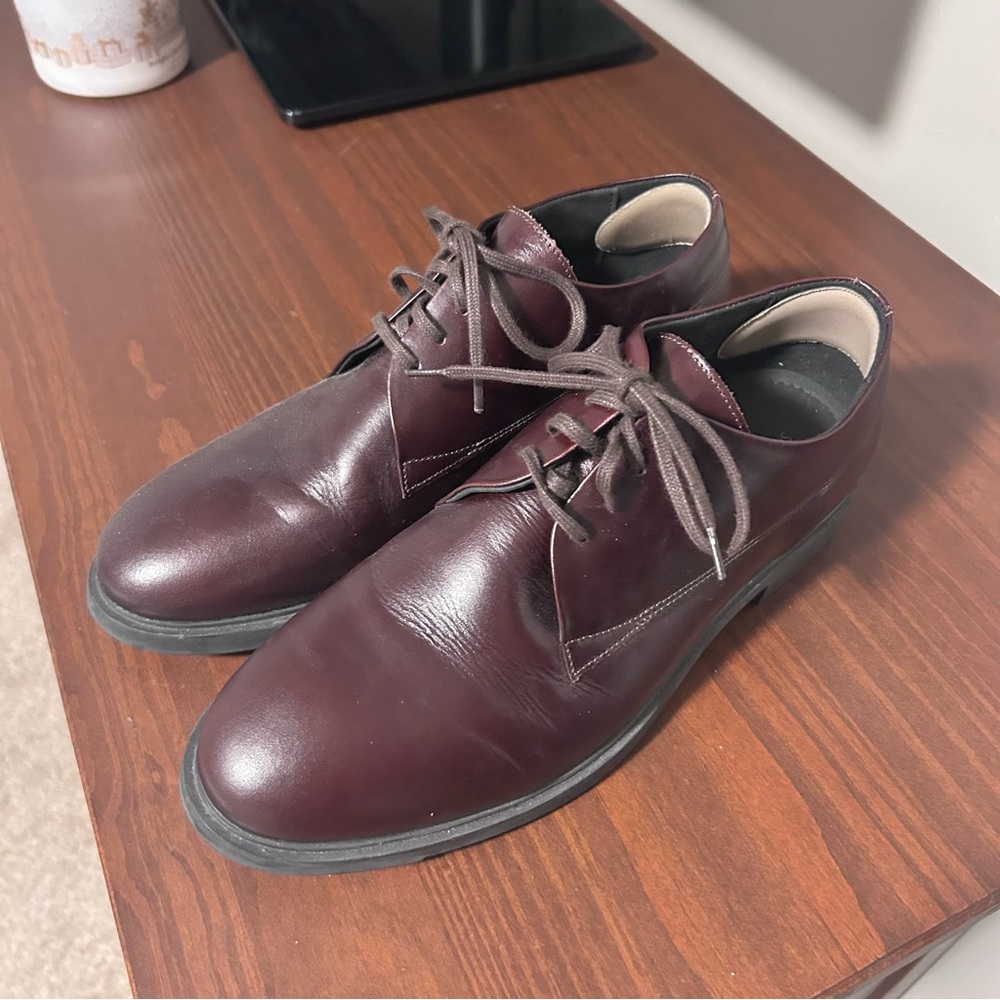 Shoe the Bear Leather Linea Oxfords size 10
